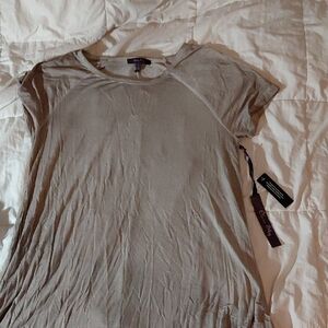 Olivia Sky Short Sleeve Gray Tee